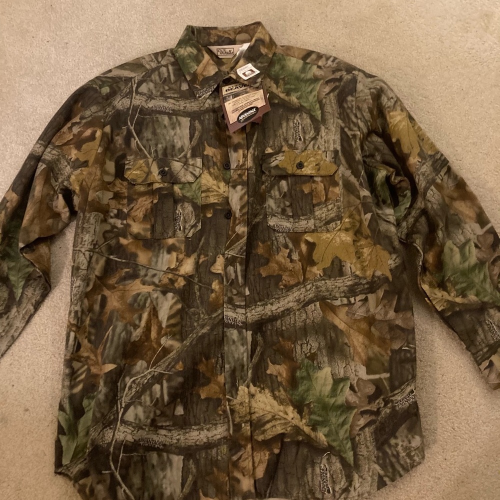 NWT Walls Long Sleeve Camo Shirt XL